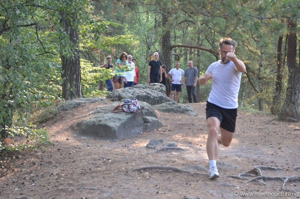 Andre at full force practicing the double step power punch