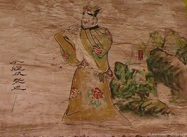 China Shaolin Dharma hall paintings 9