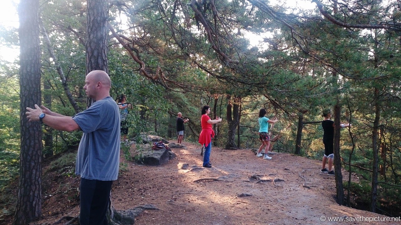 Early morning group Ritsuzen, to start the day