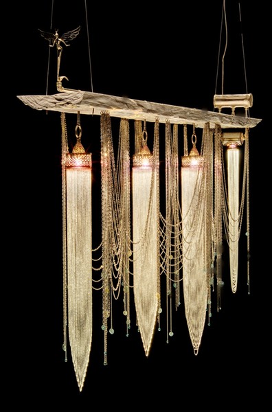 Lifestyle, Robert Nollet, sensual light objects, Silver Lamp 3