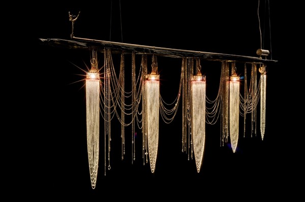 Lifestyle, Robert Nollet, sensual light objects, Silver Lamp 4