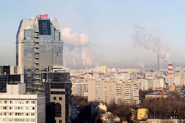 Moscow city industrial view 2