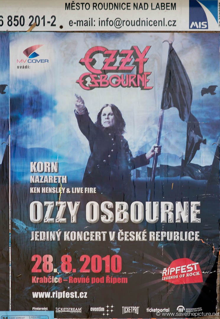 Ozzy Osbourne in Prague