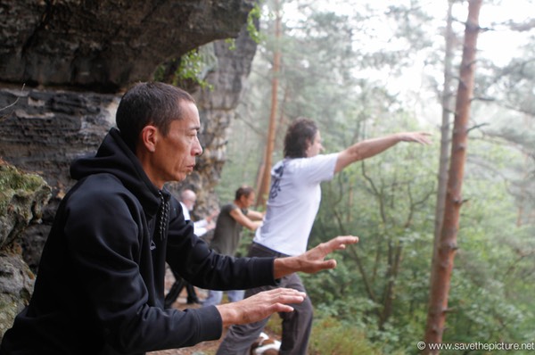 Pascal training Taikiken on the edge