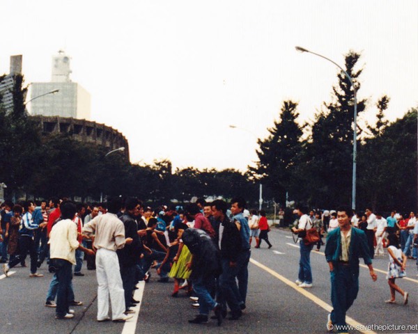 Tokyo Yoyogi park sunday morning