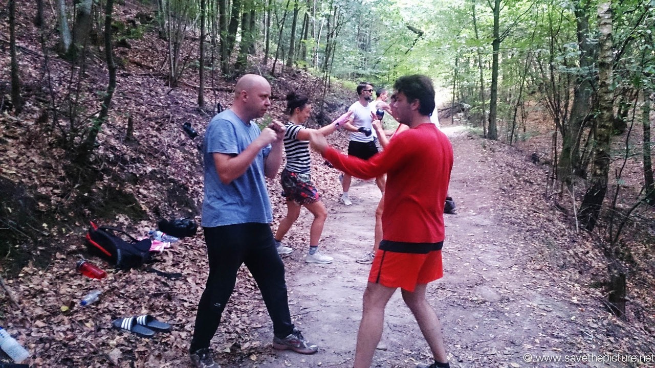 Softblocking exersise during Taikiken natural Tuning workshop Cz