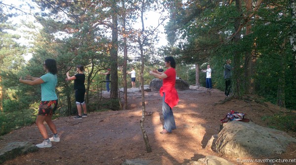 Starting the day with early morning Ritsuzen, Taiki workshop Cz