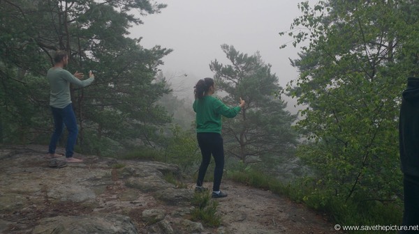 Taikiken early morning misty Ritsuzen