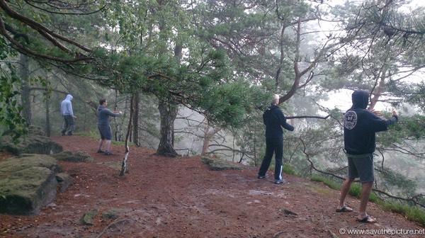 Taikiken early morning Ritsuzen with a birthview