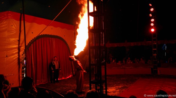 The Fire torch hero, don;t try this at home...